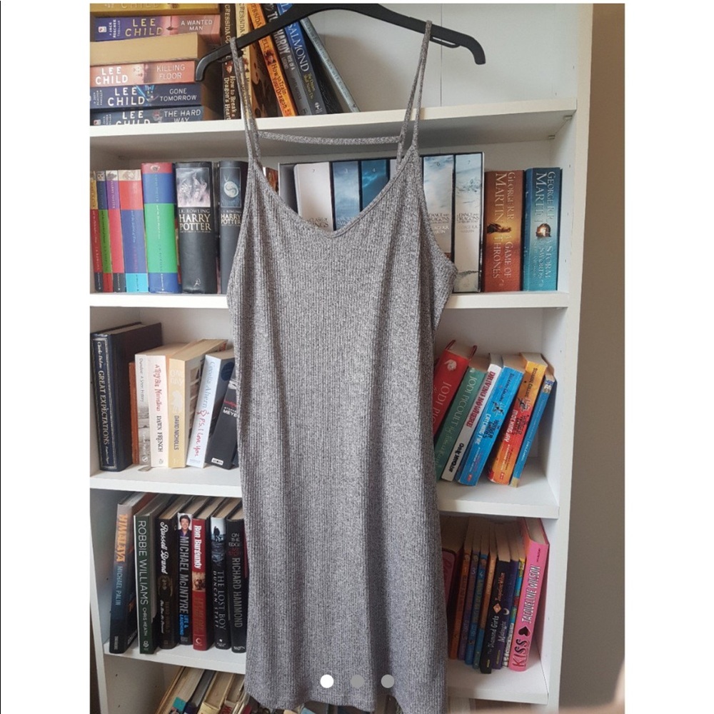 Topshop Ribbed Bodycon Midi Dress